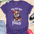 My kids have paws - V4 - Sweet Dog T-Shirt